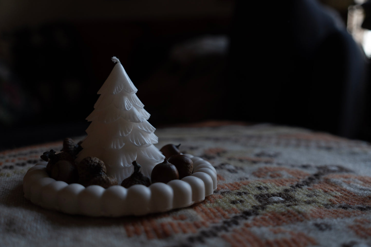 Eirins tradisjonelle juletre (stearinlys)