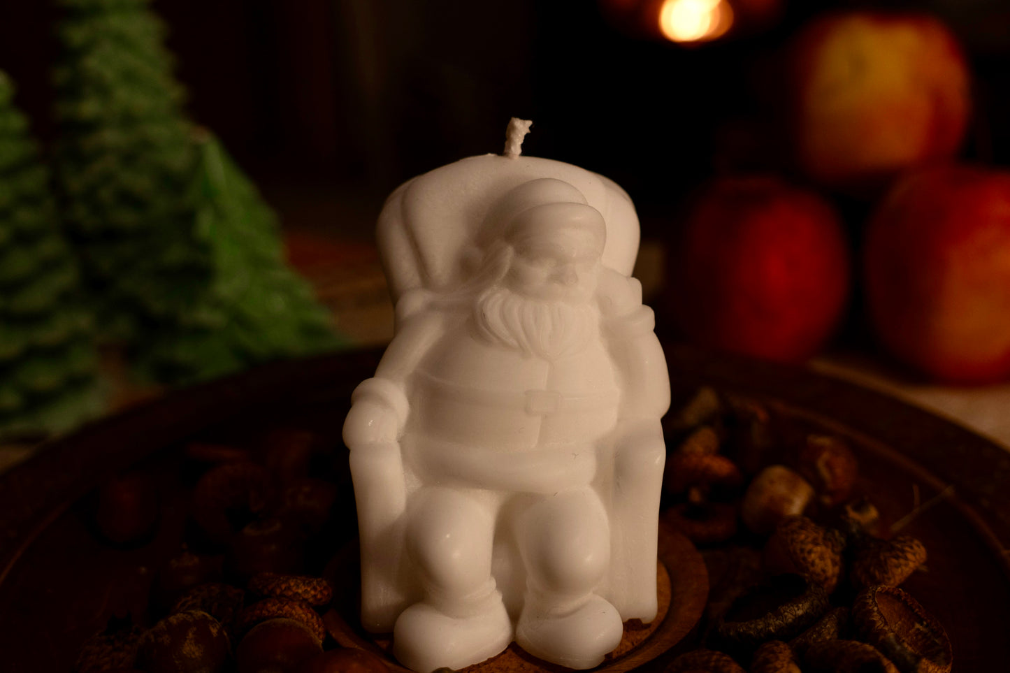 Eirins sittende nisse (stearinlys)