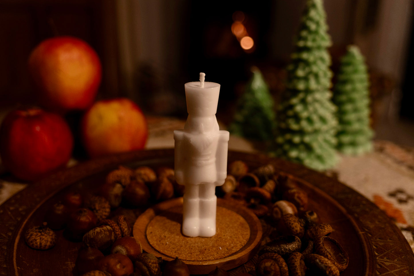 Eirins nøtteknekker/soldat (stearinlys)