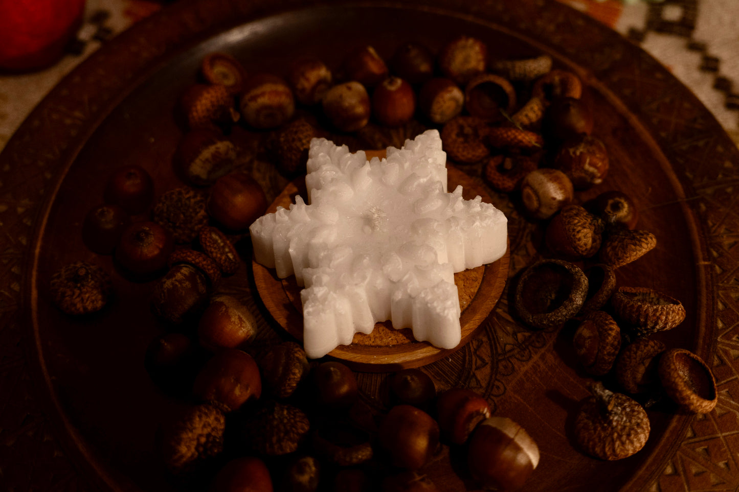 Eirins snøfnugg (stearinlys)