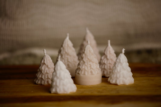 Eirins juletreskog (stearinlys)