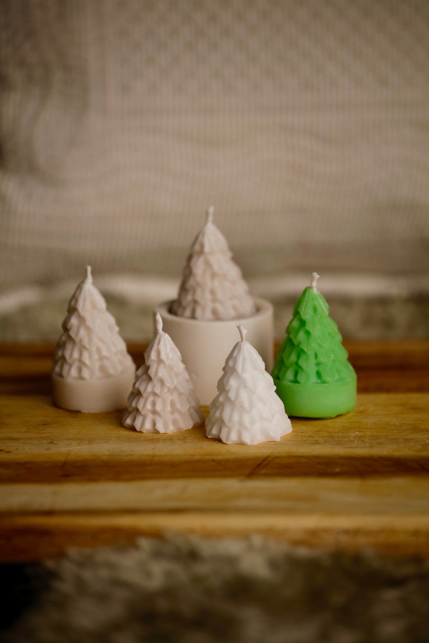 Eirins juletreskog (stearinlys)