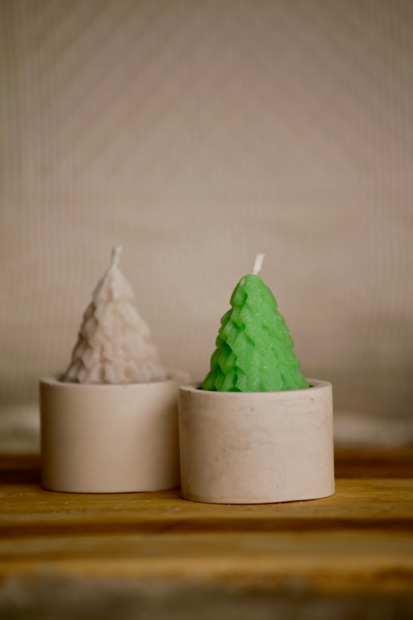 Eirins juletreskog (stearinlys)