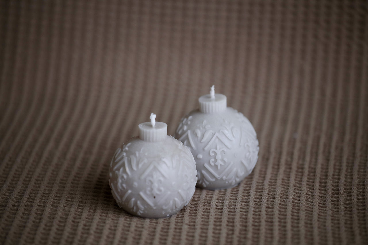 Eirins julekule (stearinlys)