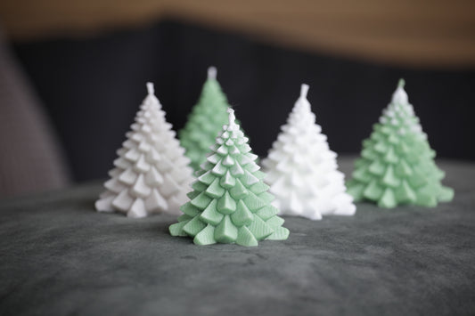 Eirins tradisjonelle juletre (stearinlys)