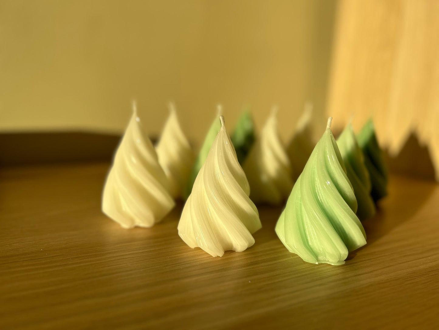 Eirins spiraljuletre (stearinlys)