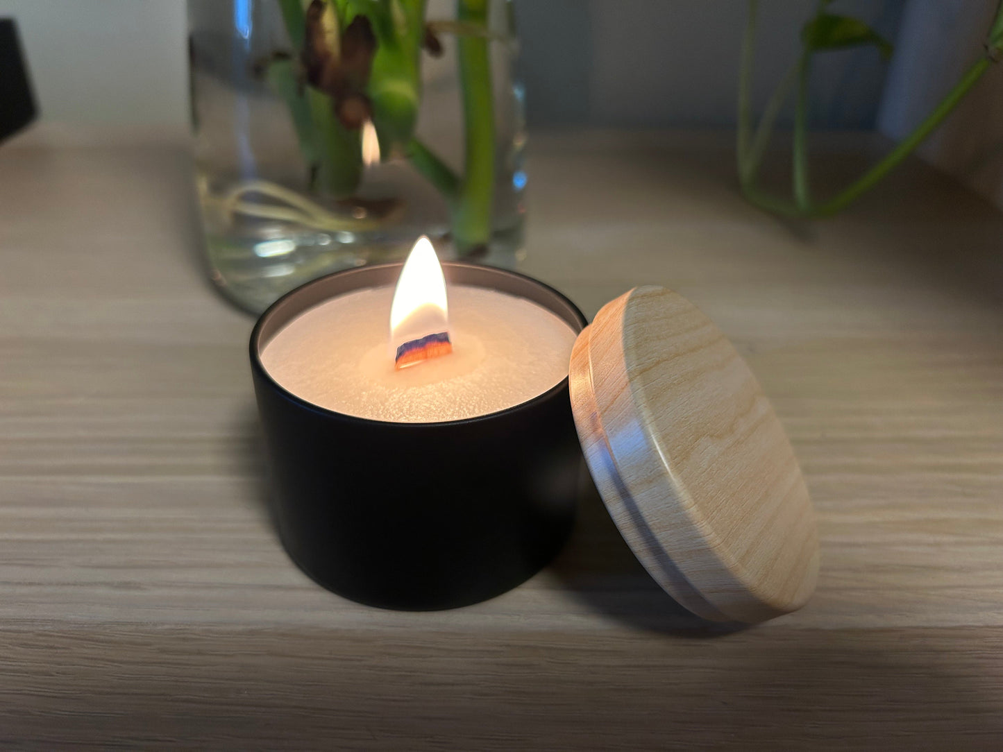Duftlys med hemmelig beskjed (EGET DESIGN)