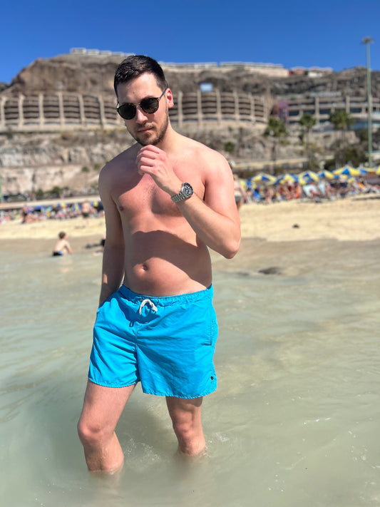 Eirins badeshorts (herre) turkis