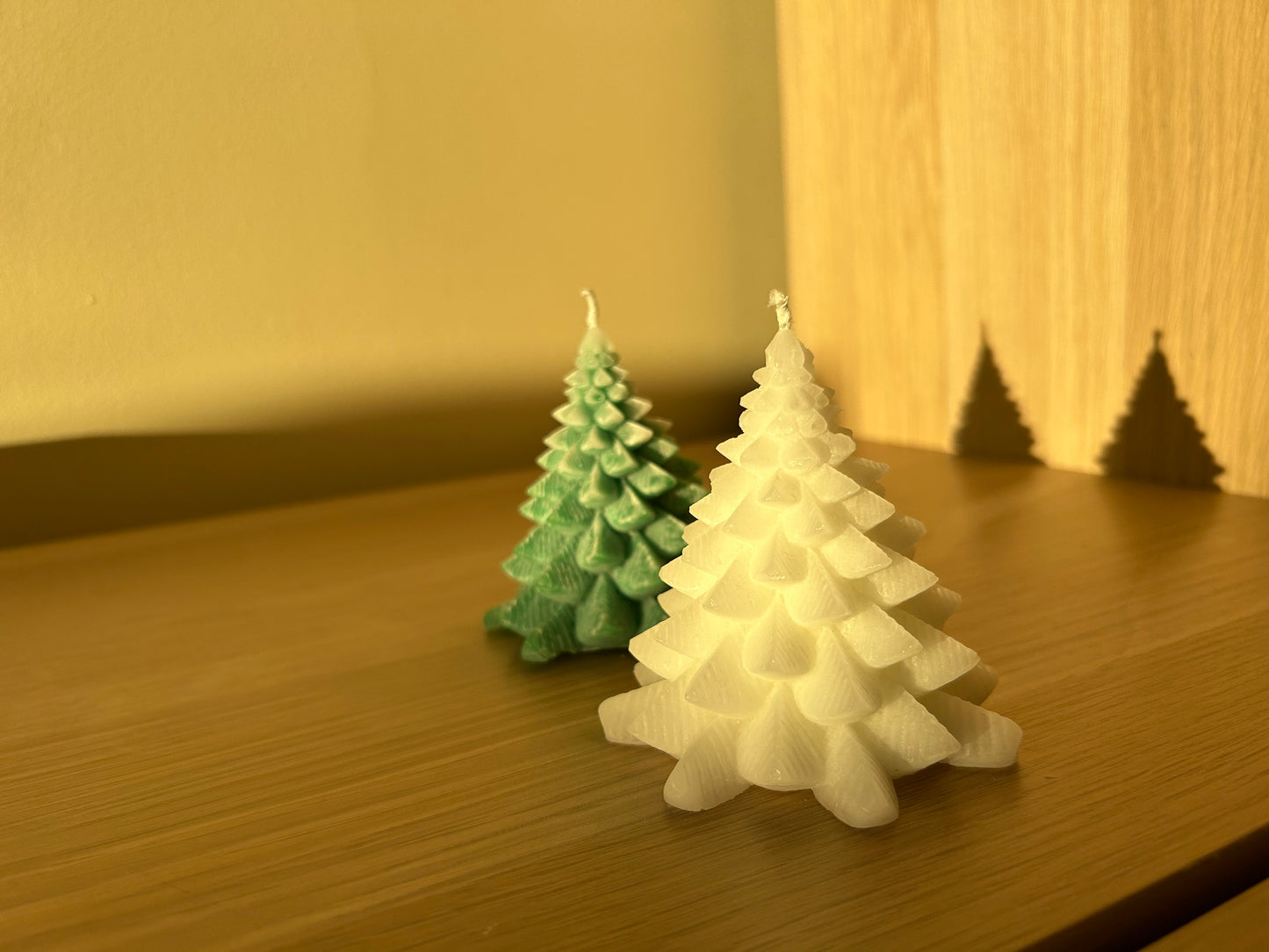Eirins tradisjonelle juletre (stearinlys)