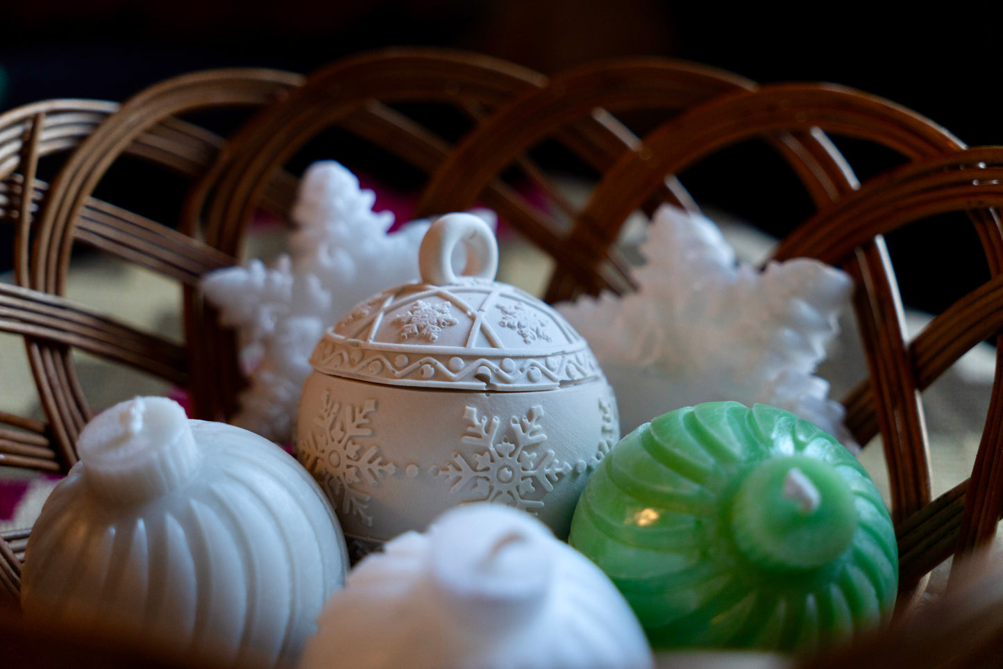 Eirins snøfnugg (stearinlys)