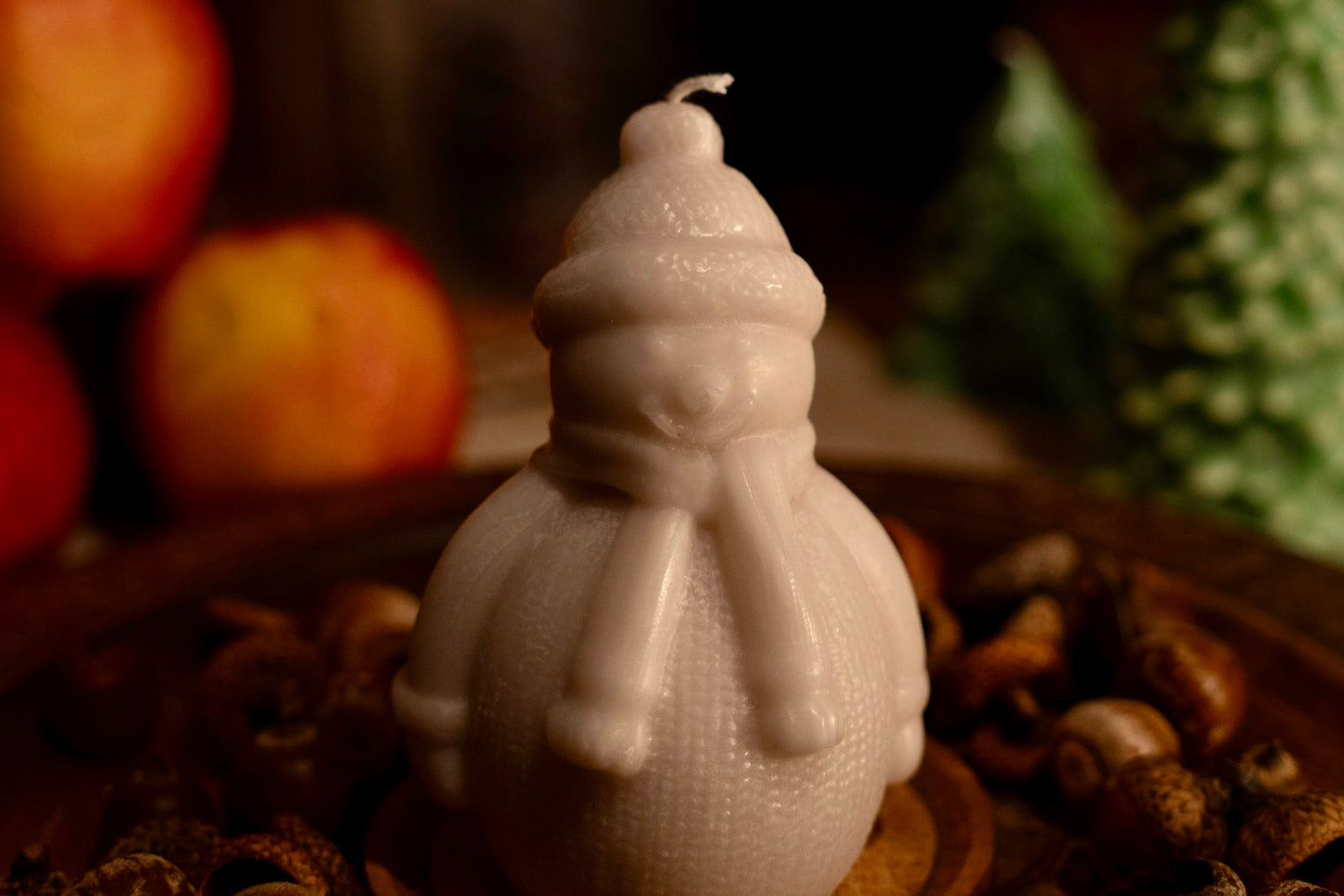 Eirins snømann (stearinlys)