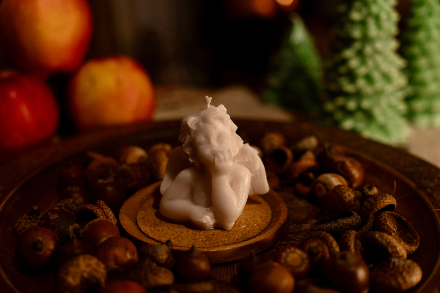 Eirins miniengel (stearinlys)