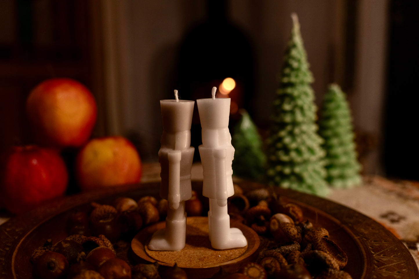 Eirins nøtteknekker/soldat (stearinlys)