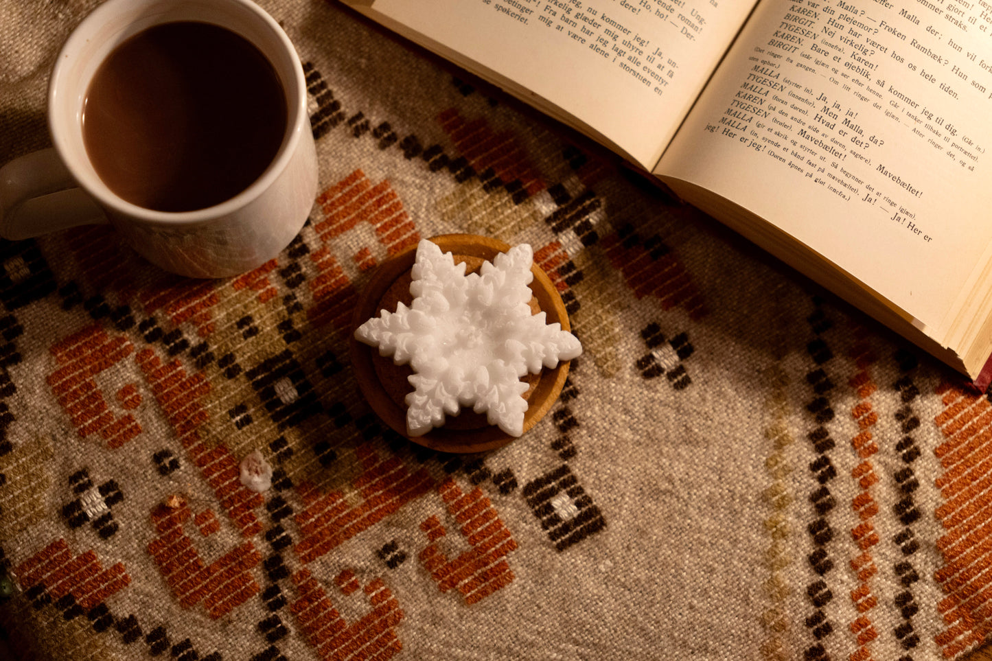 Eirins snøfnugg (stearinlys)