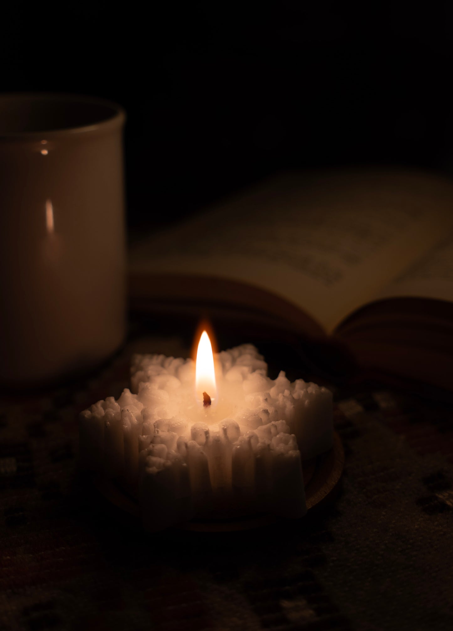 Eirins snøfnugg (stearinlys)