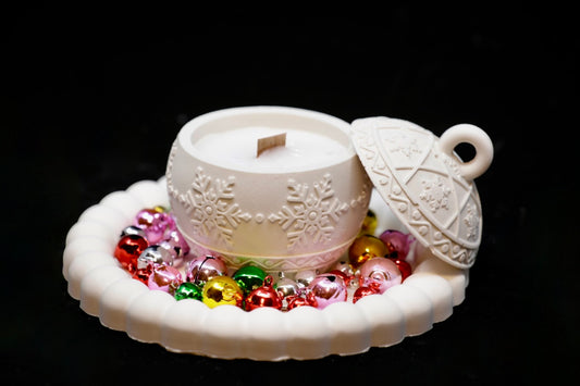 Eirins dekorjulekule med lys