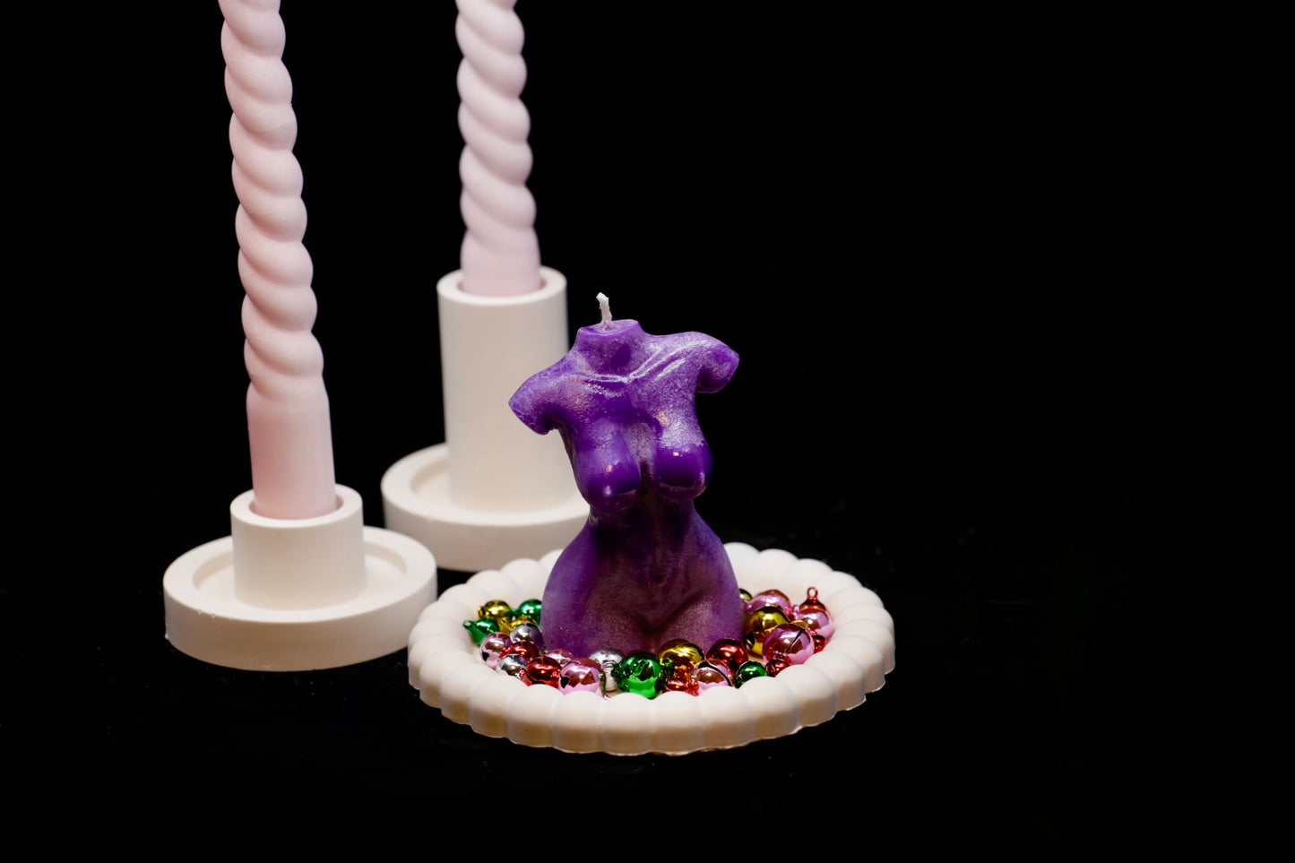 Eirins lysestake rund