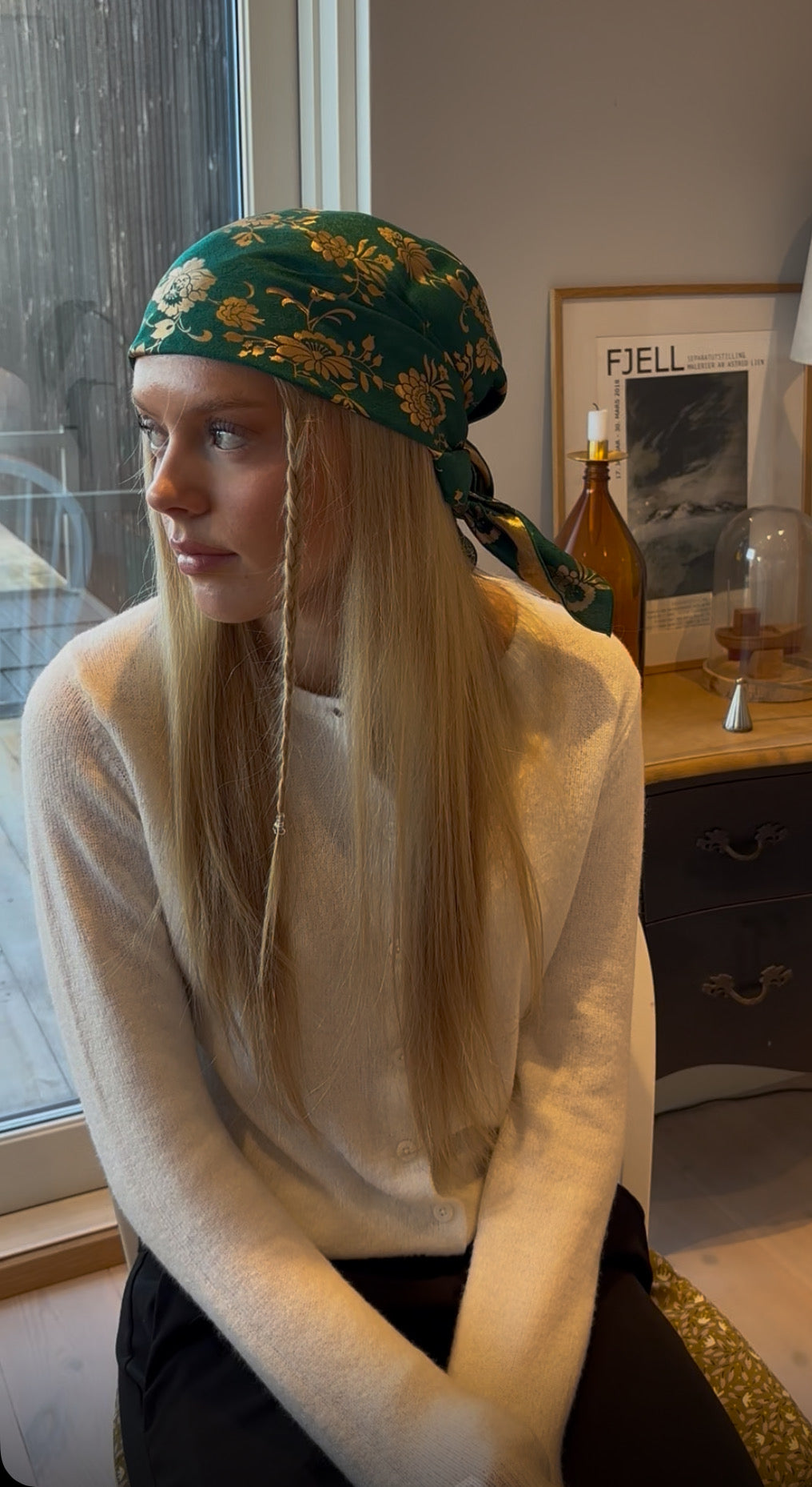 Silkeskjerf (silkebrokade)